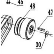 Сцепление для ZimAni SG350E PRO