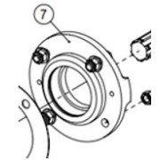 Посадочное место подшипника для трансмиссионного вала