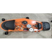 Дека в сборе XT5-127, полностью в сборе с ремнем, шпинделями, муфтой сцепления и крепежом.