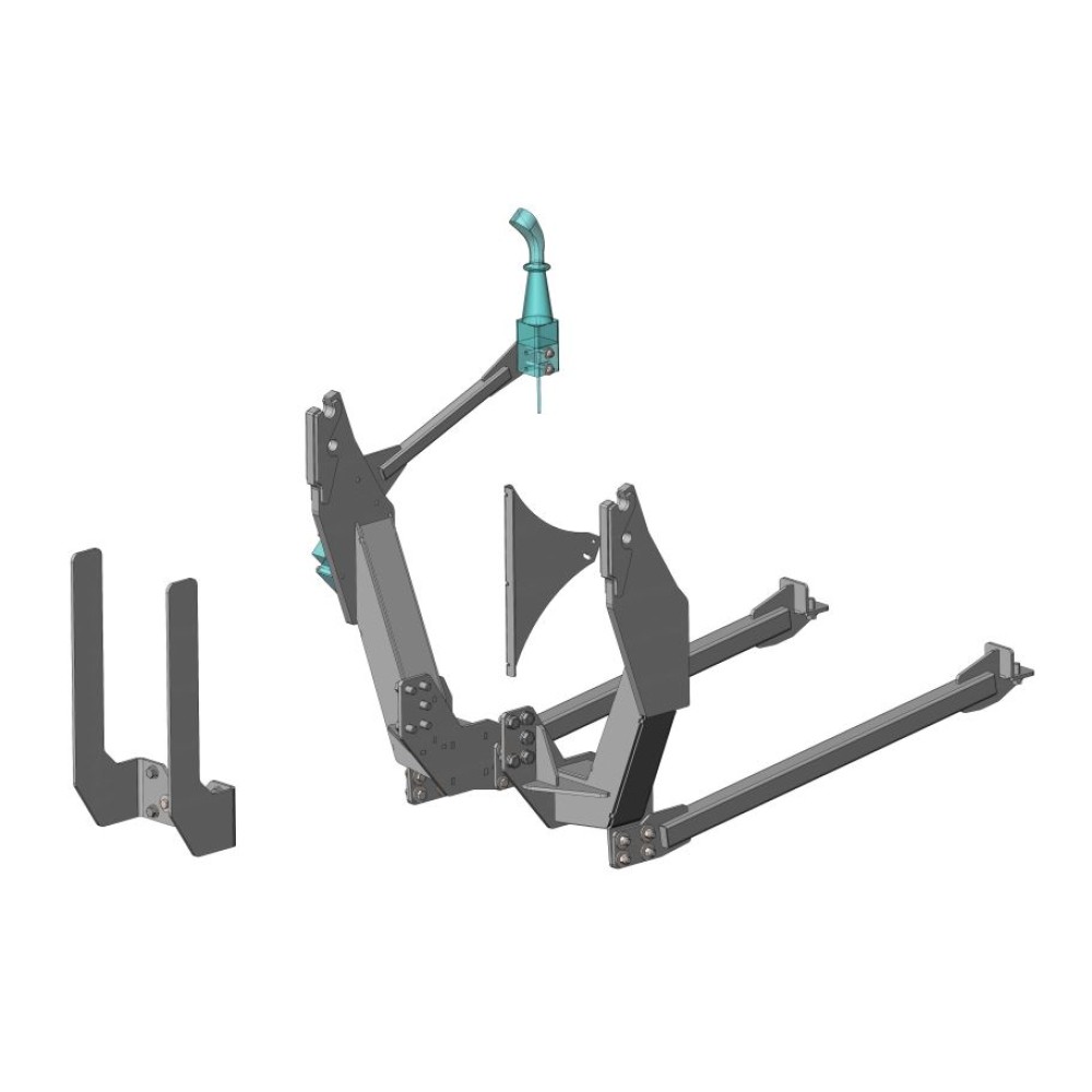 Уши погрузчика METAL-FACH T812-2 для KUBOTA L3408 (G2)