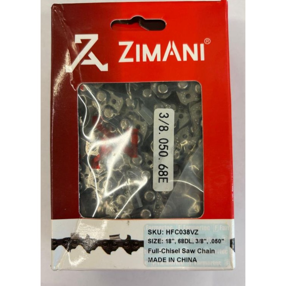 Цепь ZimAni 18''; 3/8 ; 1.5; 68 зв.