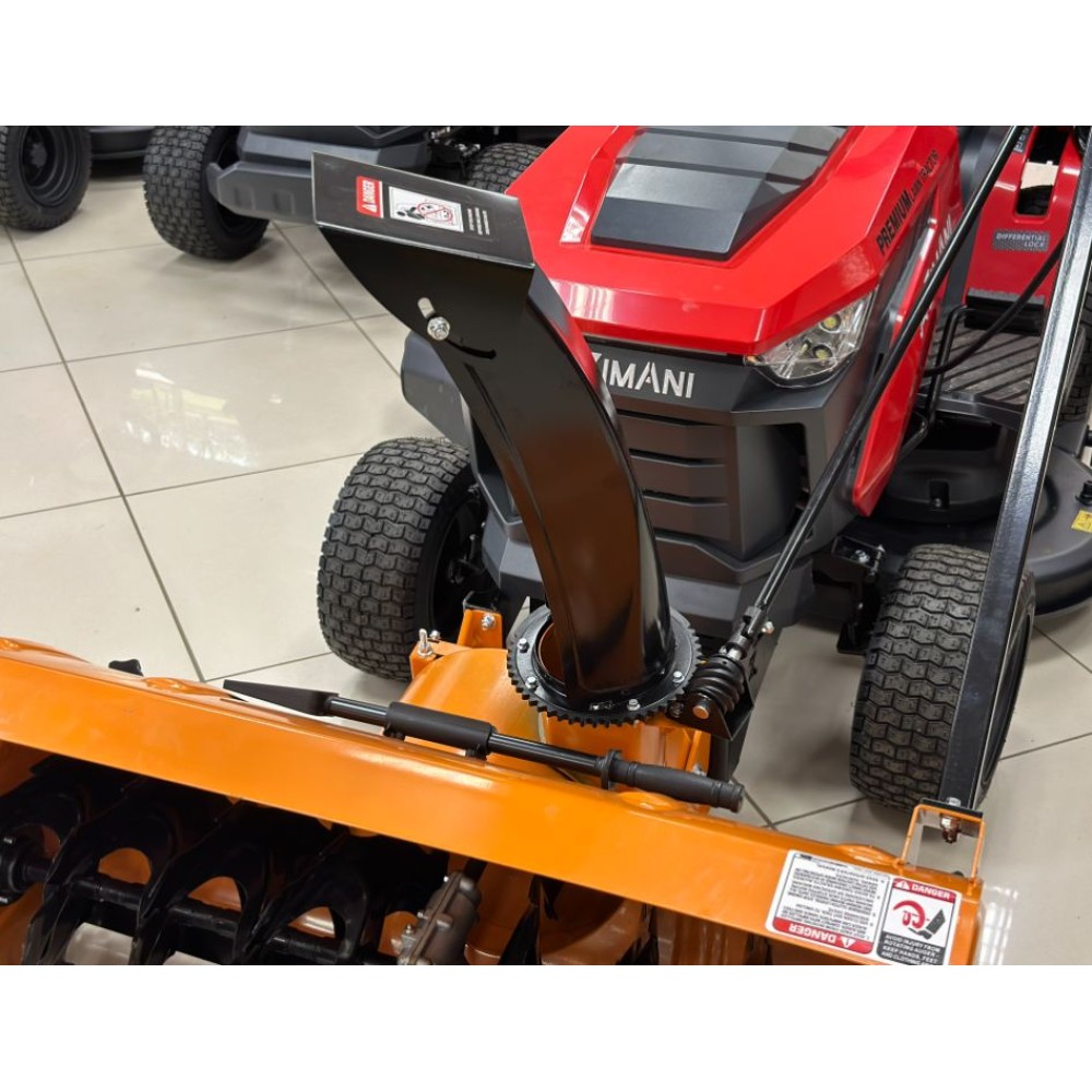 Садовый трактор ZimAni TC97HLD с 2х снегоотбрасывателем