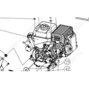 Двигатель LCT 208cc на снегойборщик