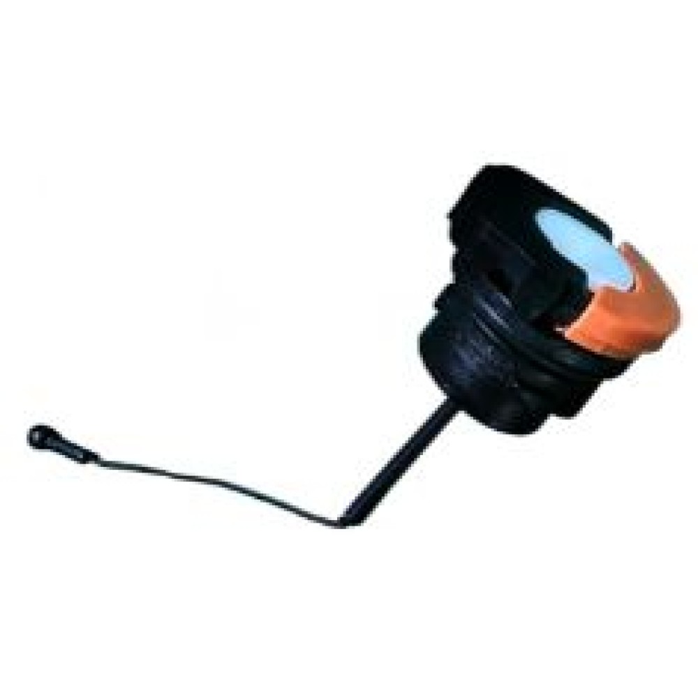 Крышка топливного бака MS200T оранжево-бело-черного цвета (размер уплотнительного кольца: 25,8*3,7)