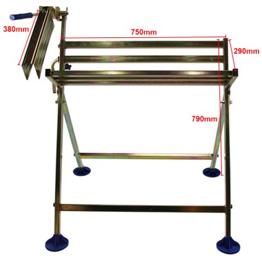 ZimAni Heavy Duty Saw Horse Steel Folding Sawhorse Sawbuck Lumber Cutting