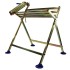 ZimAni Heavy Duty Saw Horse Steel Folding Sawhorse Sawbuck Lumber Cutting