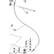 Кабель тормоза для ZimAni SG350E PRO